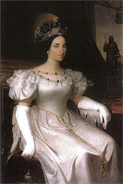 Portrait of Maria Beatrix Victoria of Savoia, Adeodato Malatesta